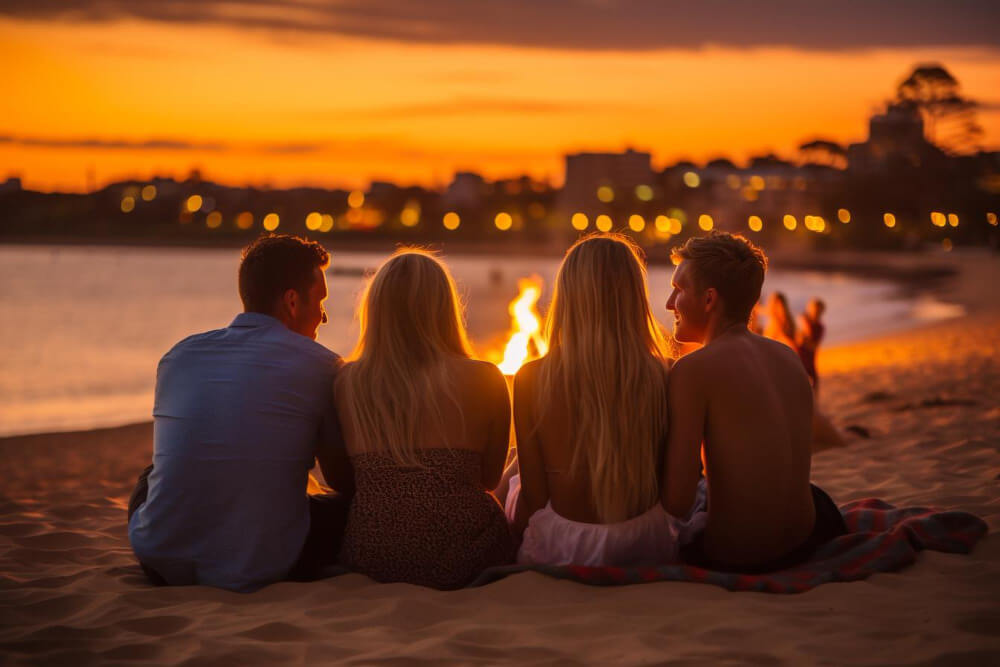 Sunset Social on the Beach